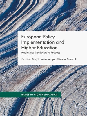 cover image of European Policy Implementation and Higher Education